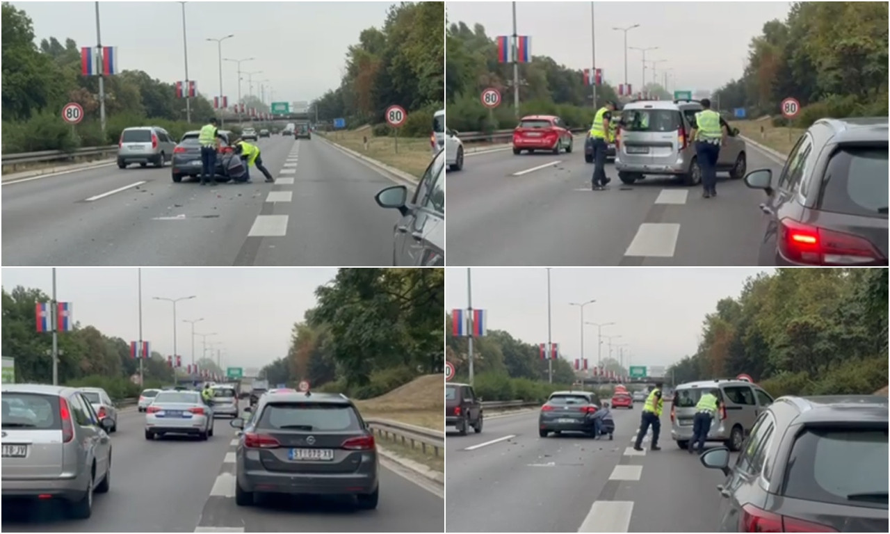 NA AUTO-PUTU SVE STOJI Zastoj ka gradu, pogledajte šta se desilo (VIDEO)
