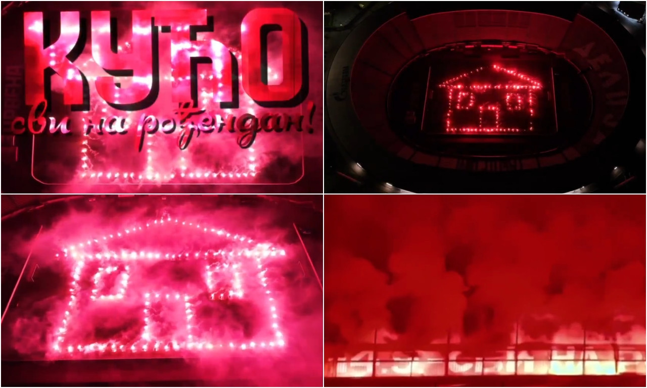 EVO KAKVU POZIVNICU SU DELIJE UPUTILE Bakljada osvetlila Beograd, svi na Marakanu za rođendan (VIDEO)