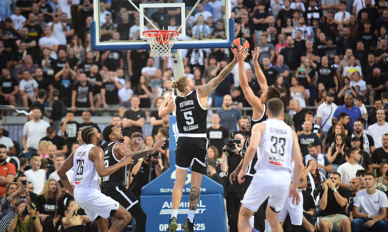 STATISTIKA NE LAŽE, CRNO NA BELO Partizan i zvanično "najmekša" ekipa u Evroligi