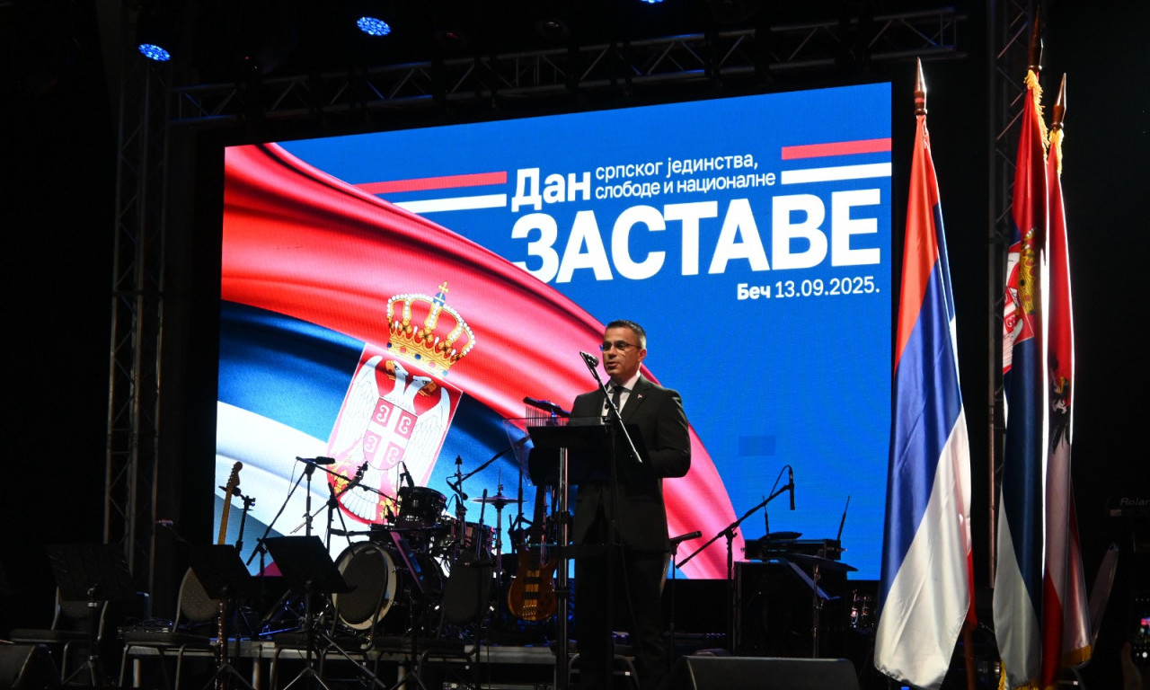 SRBI U BEČU PROSLAVILI DAN ZASTAVE Milićević poslao moćnu poruku: Samo jedinstveni i sabrani možemo sačuvati mir i snagu