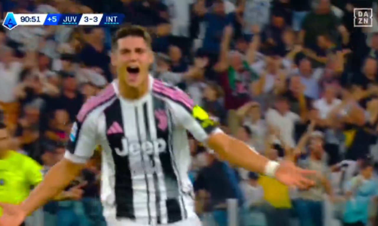 GOLČINA CRNOGORSKOG VUNDERKINDA REŠILA DERBI SERIJE A Juventus slavio protiv Intera, bledo izdanje Vlahovića! (VIDEO)