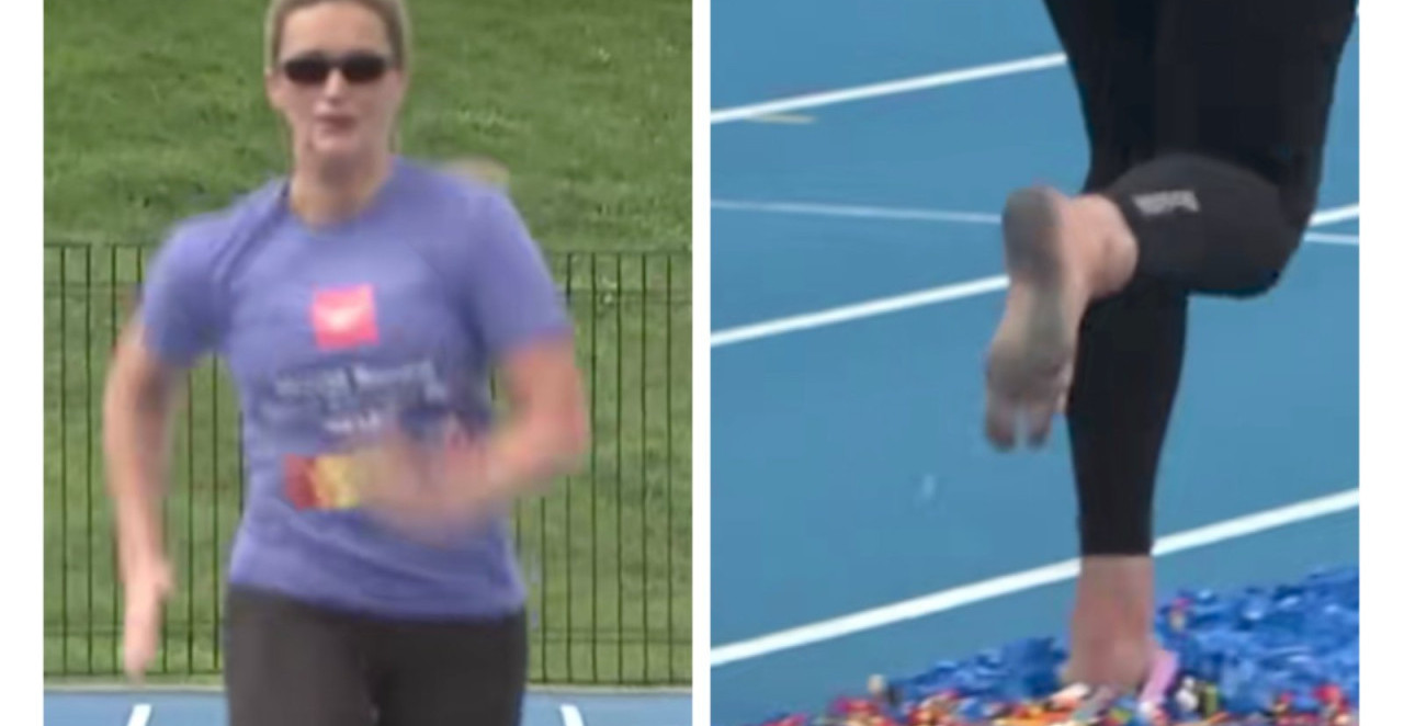 MAMA BOSA TRČALA PO LEGO KOCKICAMA Pogledajte kako joj je uspelo da roditeljsku muku pretvori u Ginisov rekord (VIDEO)
