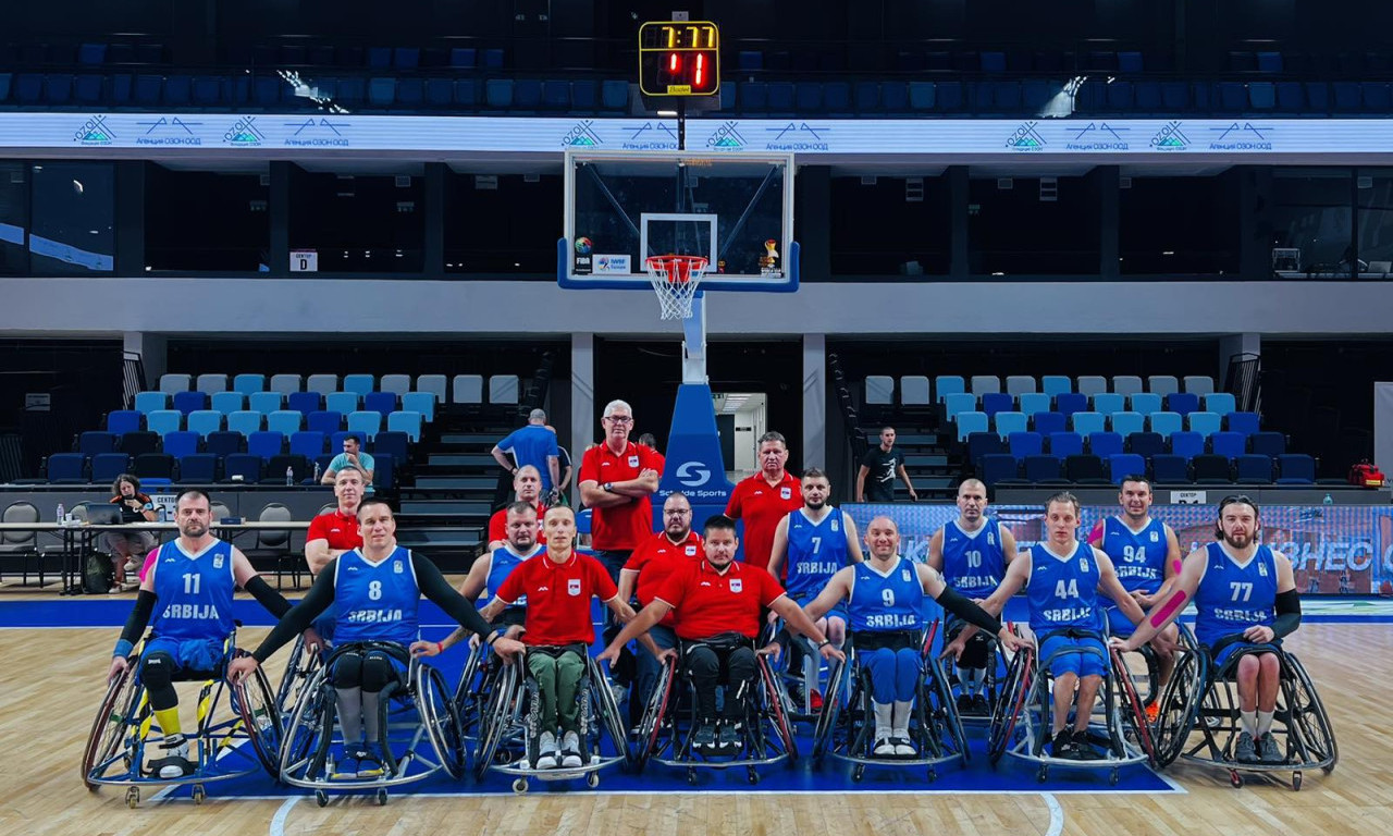 SRBIJA ZAUZELA ČETVRTO MESTO NA EVROPSKOM PRVENSTVU Košarkaši u kolicima odigrali savršeno!