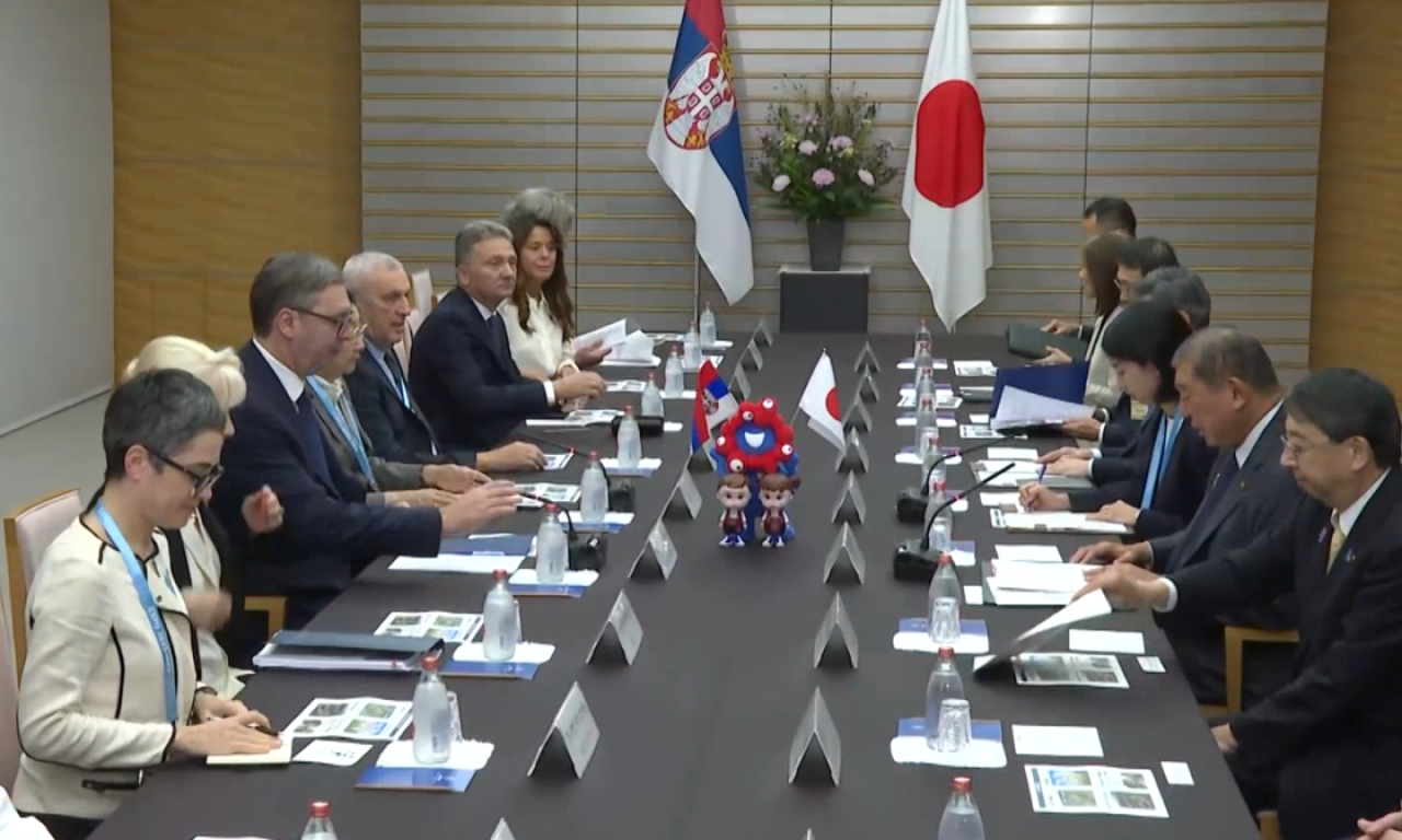 NOVA STRANICA U ODNOSIMA SRBIJE I JAPANA Vučić u Tokiju sa premijerom Išibom (VIDEO)