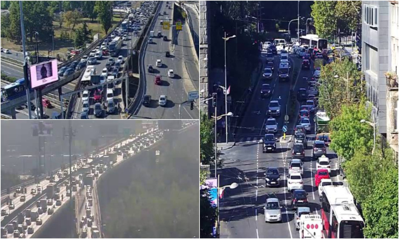 KOLAPS NA GAZELI, STVORILE SE KOLONE! Ovo su trenutno 4 kritične tačke u Beogradu, zaobiđite ih