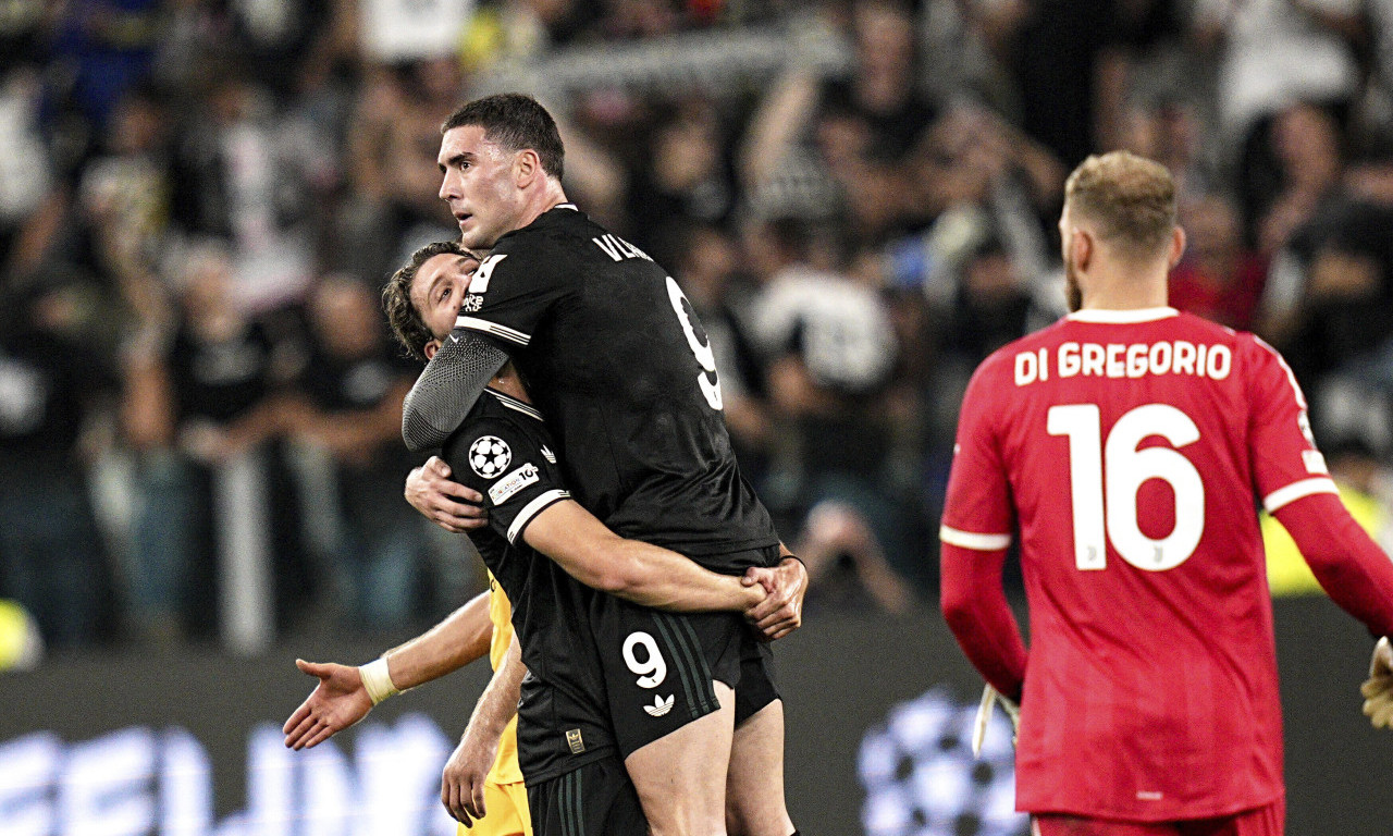VLAHOVIĆ SPASAO JUVENTUS NA STARTU LIGE ŠAMPIONA Srbin ušao sa klupe i doneo bod, Benfika se obrukala, Real preokrenuo