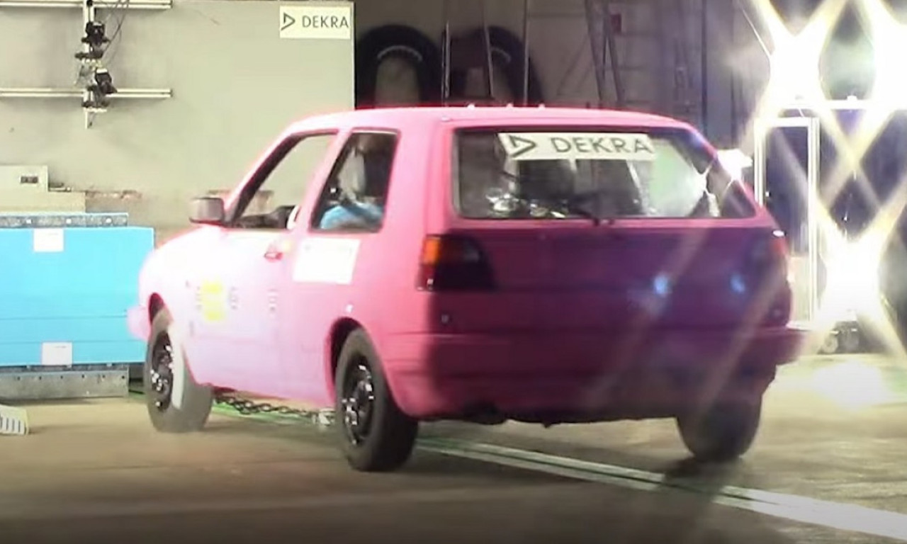 GOLF 2 NA MODERNOM TESTU SUDARA Rezultat ruši zablude, evo zašto su današnji automobili teški i puni elektronike (VIDEO)