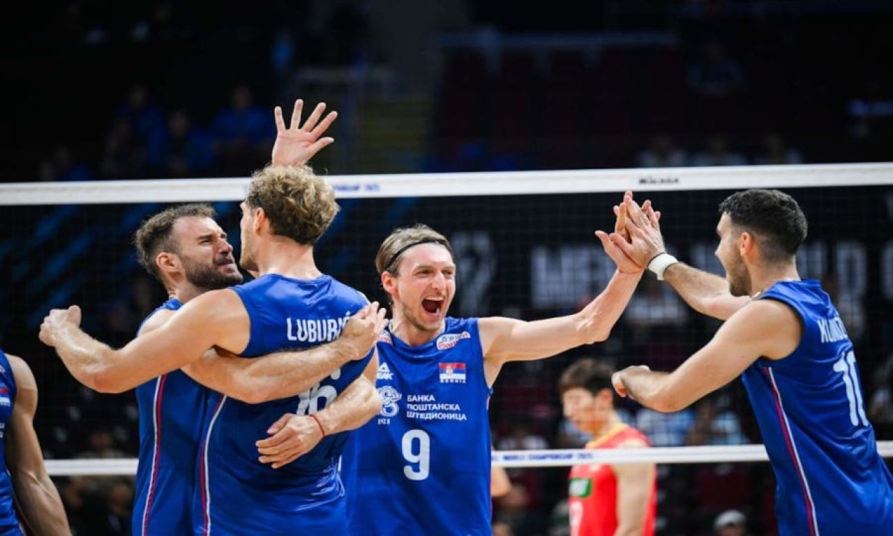 SRBIJA PROTIV BRAZILA ZA OSMINU FINALA Evo gde i kada možete da gledate odlučujući meč odbojkaša na Svetskom prvenstvu