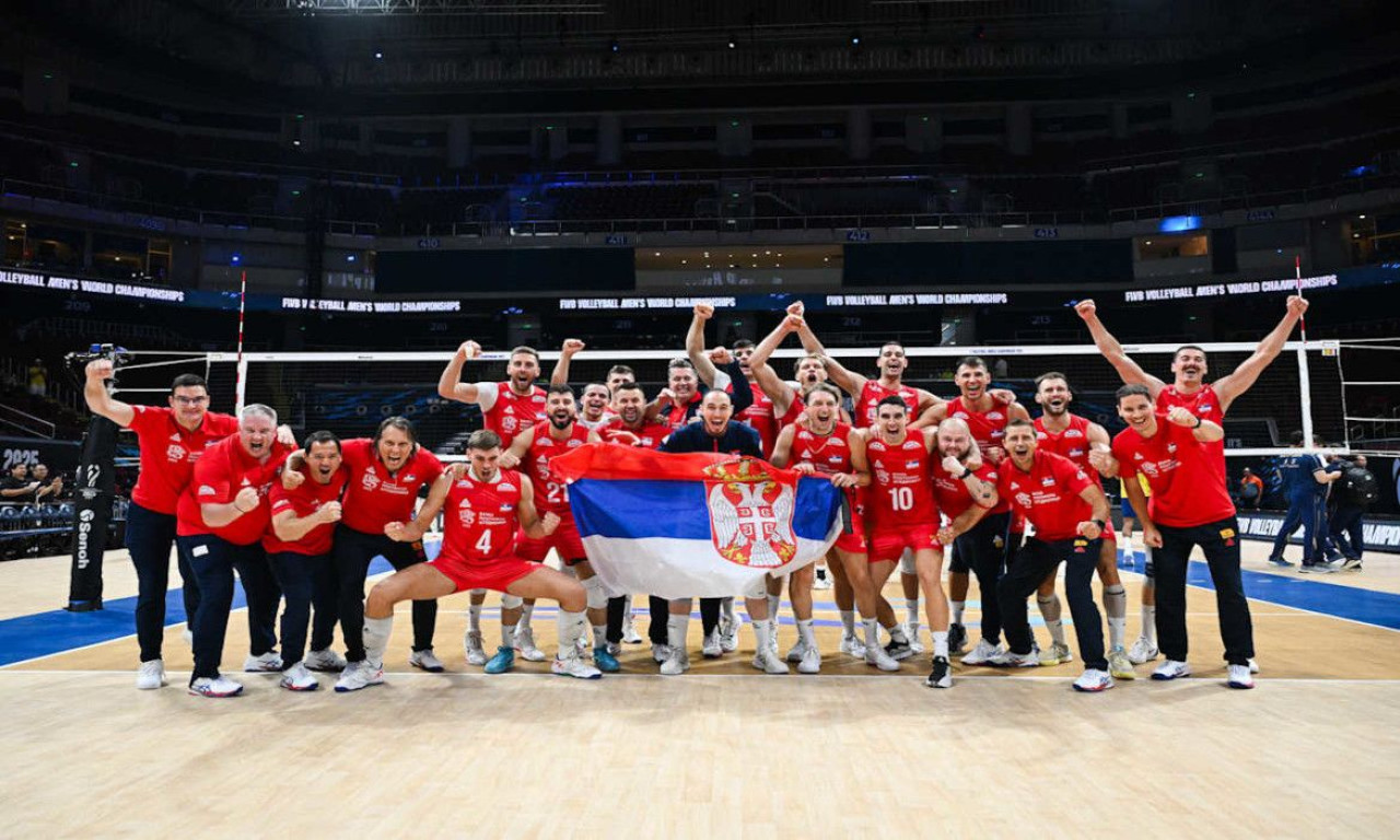POZNAT TAČAN TERMIN MEČA ODBOJKAŠA Evo kada Srbija igra u osmini finala Svetskog prvenstva!