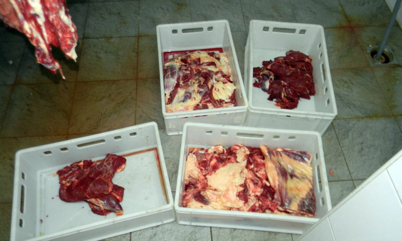 OTKRIVENA NELEGALNA KLANICA KOD SOMBORA Oduzeto oko tri tone mesa bez sertifikata!