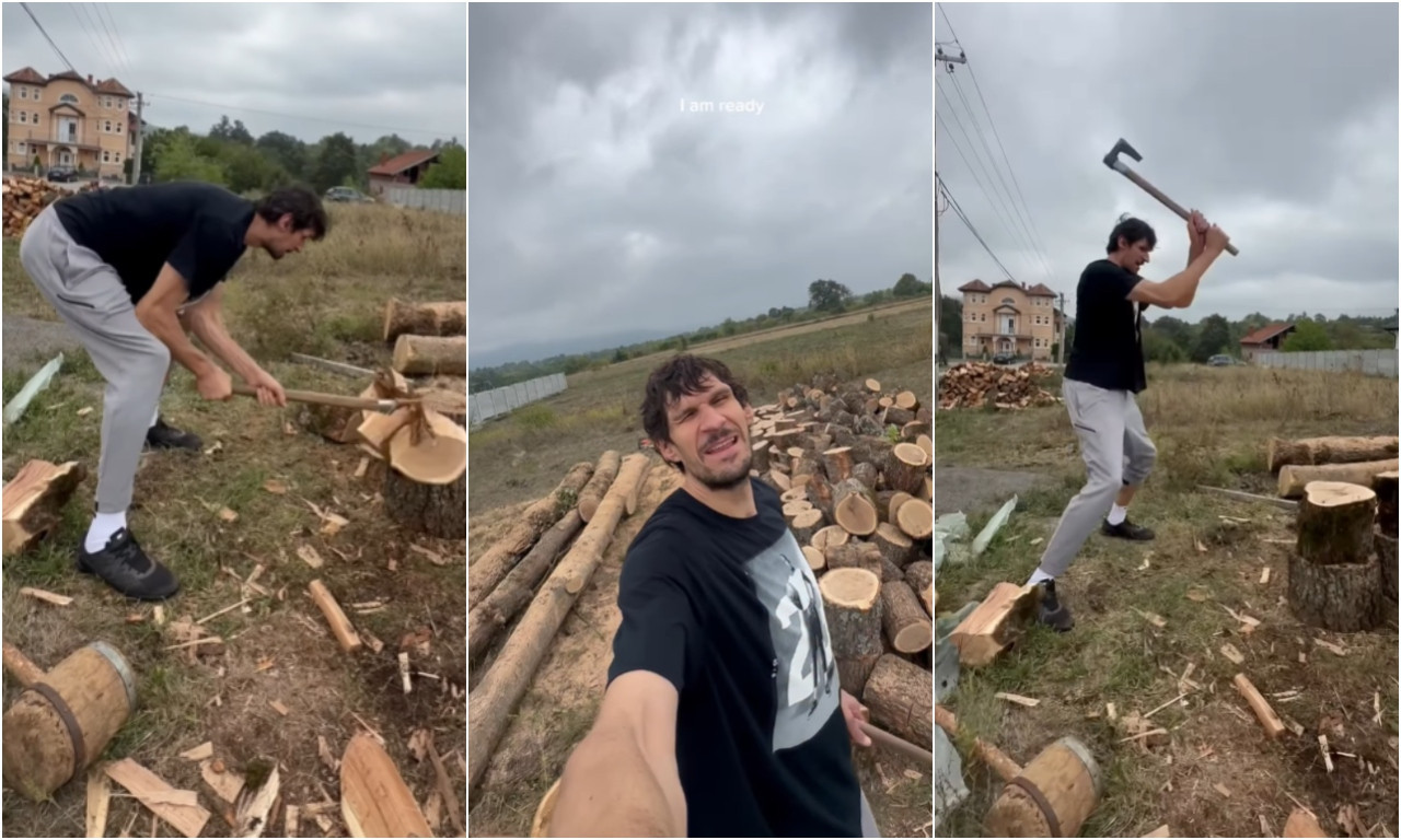 BOBI MARJANOVIĆ UZEO SEKIRU U RUKE, PA ZAPEVAO SRPSKI HIT Ovako se sprema za novu sezonu, opet usijao mreže (VIDEO)