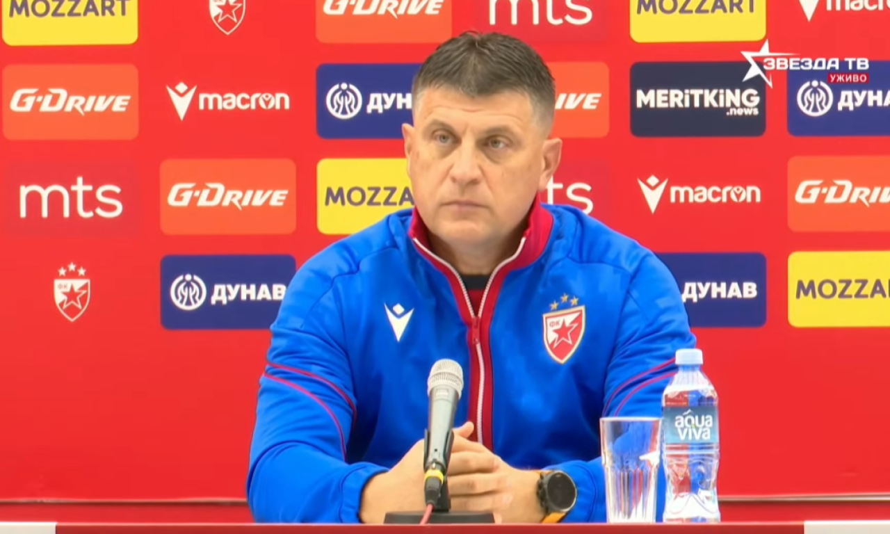 MILOJEVIĆ NA IVICI SUZA ZA GOVORNICOM PRED VEČITI DERBI Trener Zvezde se slomio zbog smrti Dejana Milovanovića (VIDEO)