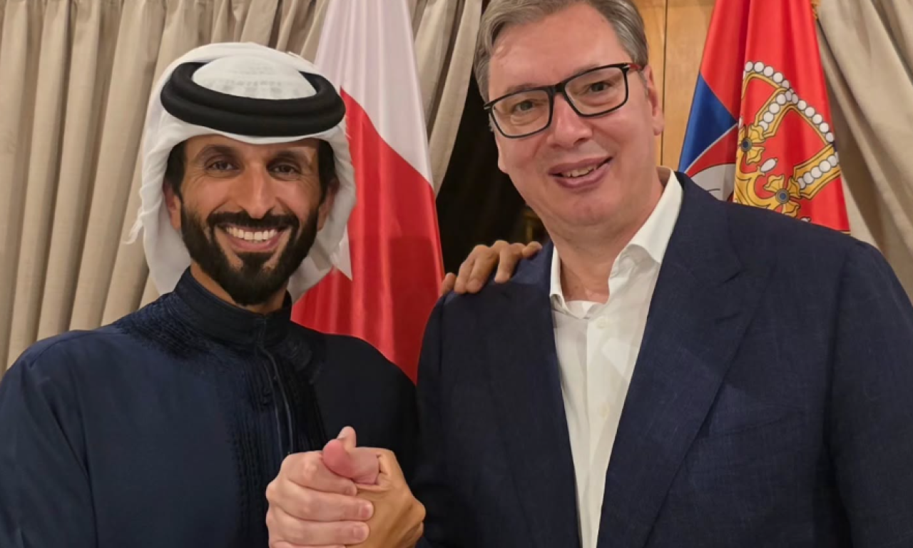 VUČIĆ SA NASEROM BIN HAMADOM: Zahvalan sam što je došao u Beograd i što će biti prisutan na vojnoj paradi