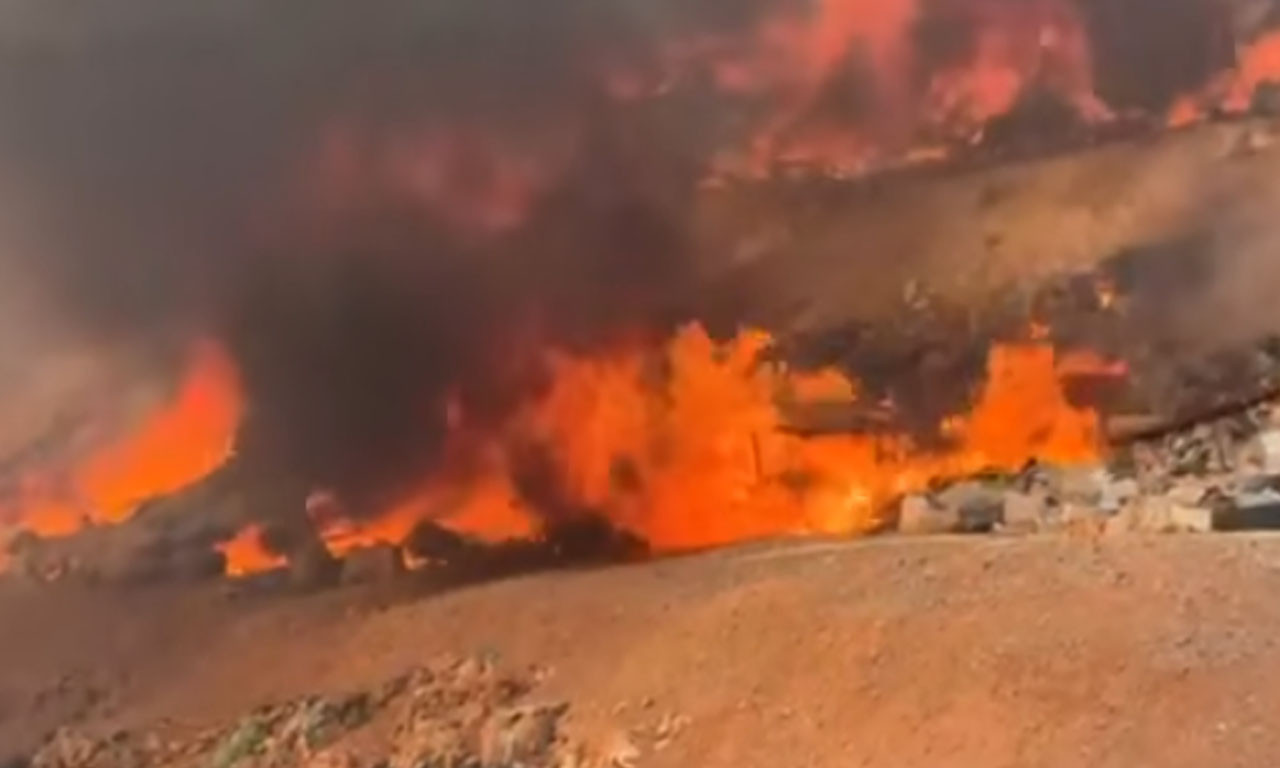 PANIKA U OMILJENOM LETOVALIŠTU SRBA Gori deponija, Grci u strahu zbog opasnih isparenja (VIDEO)