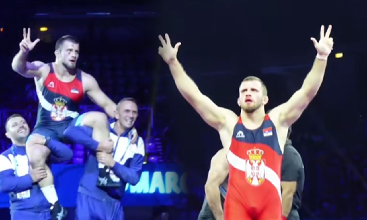 HITNO OGLAŠAVANJE KOMAROVA POSLE VESTI DA HRVATI ŽELE DA GA KAZNE Evo šta kaže srpski rvač zbog pokazivanja tri prsta