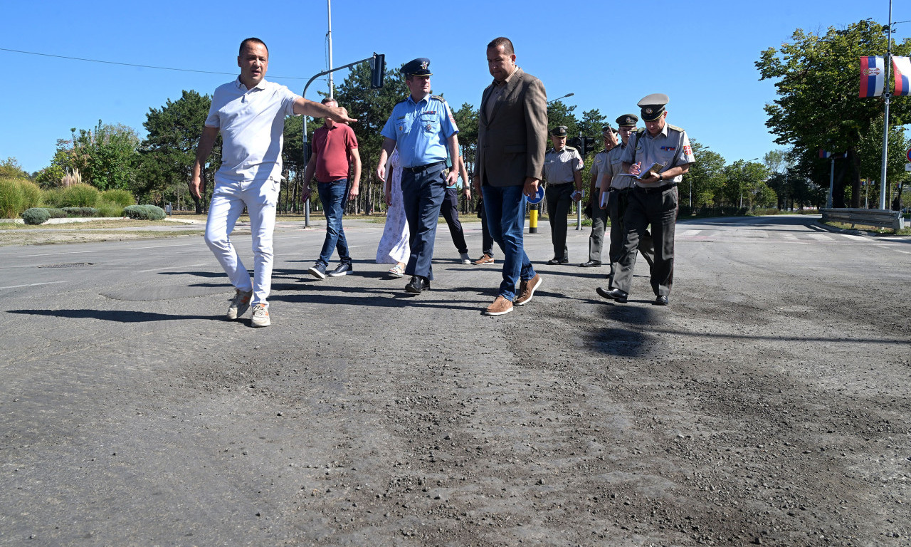 U BEOGRADU SUTRA KRPLJENJE ULICA Počinju radovi na sanaciji oštećenja posle vojne parade (FOTO/VIDEO)