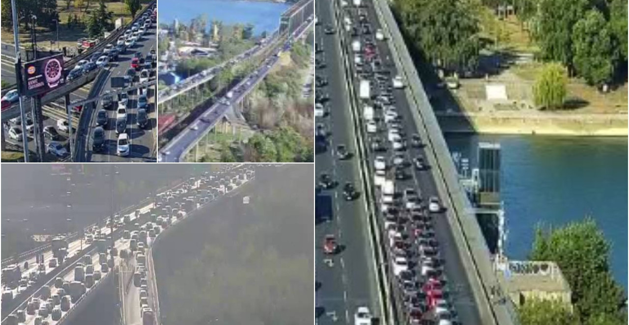 KOLAPS NA DVE TAČKE U BEOGRADU Saobraćaj na Gazeli i Autokomandi stoji! Pogledajte gde su trenutno najveće gužve (FOTO)