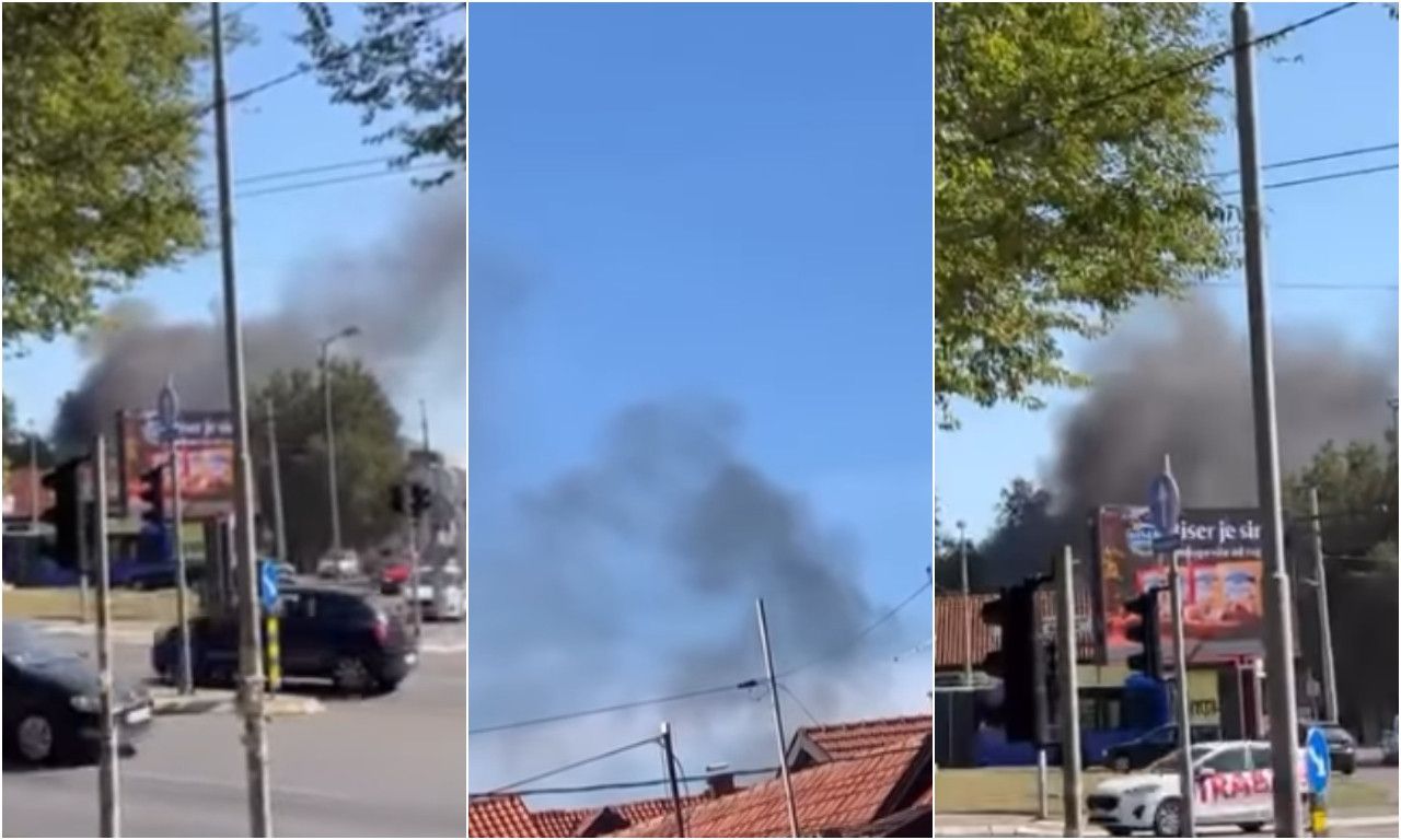 GORI U USTANIČKOJ Pogledajte šta je izazvalo požar