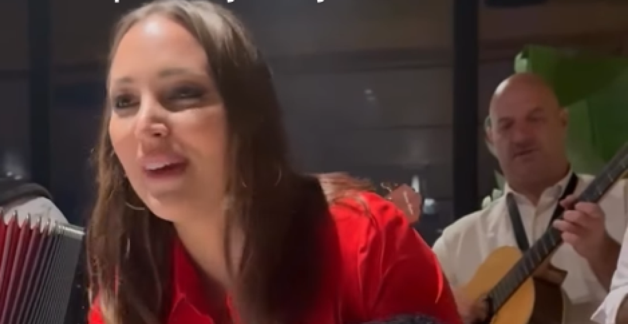 ALEKSANDRA PRIJOVIĆ PRVI PUT U JAVNOSTI POSLE POROĐAJA: Zapevala baki na uvce, linija kao da se nije ni porodila (FOTO)