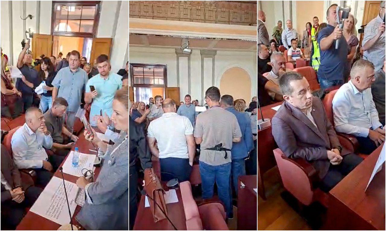NOVI INCIDENTI NA SEDNICI SKUPŠTINE ZAJEČARA Evo kako opozicija pokušava da spreči glasanje, došlo do tuče!