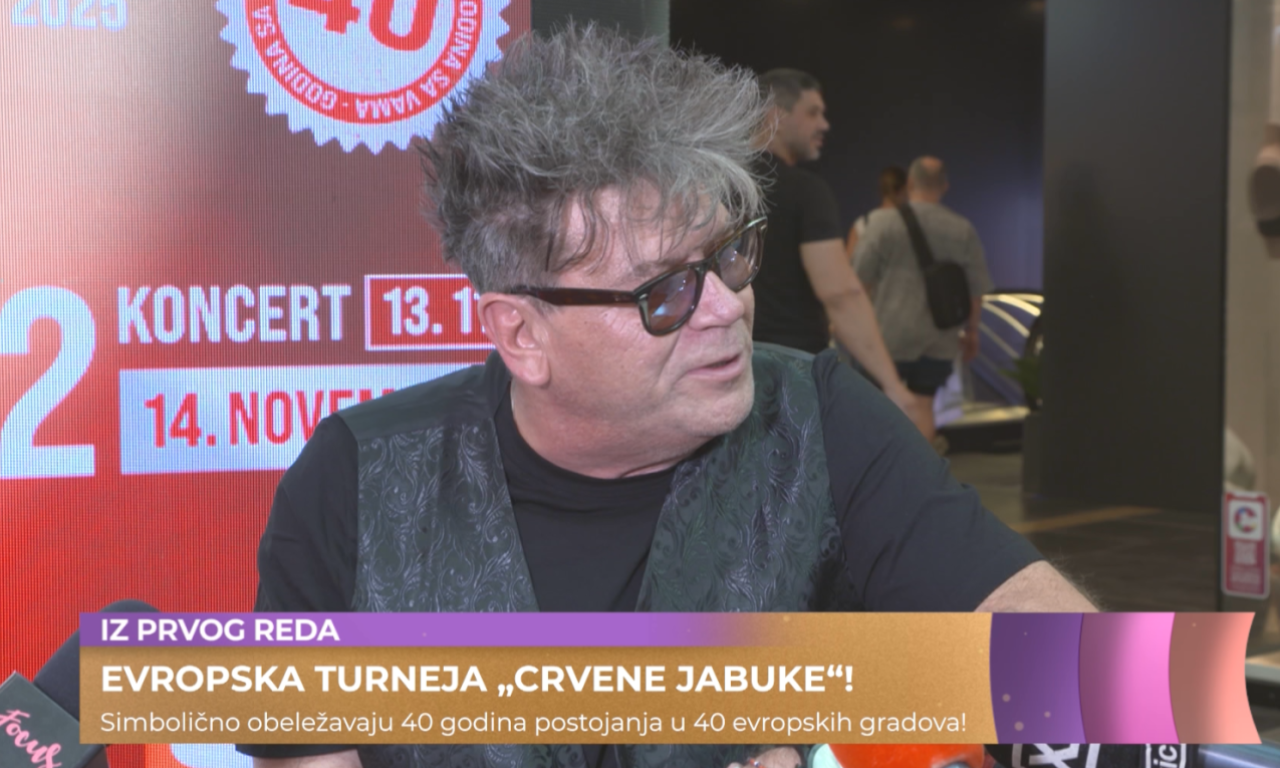 "CRVENA JABUKA" SLAVI 40 GODINA KARIJERE U "SAVA CENTRU" U susret koncertima Žera o penziji i ćerkama (VIDEO)