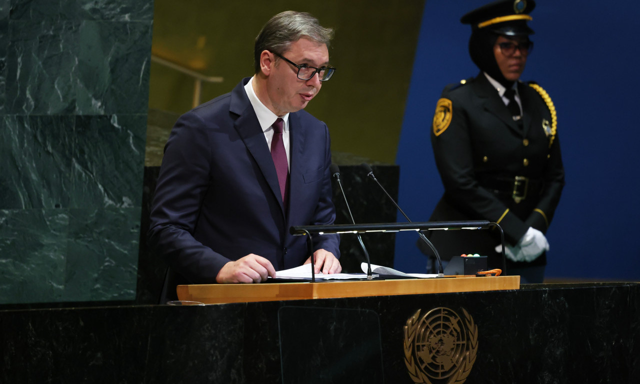 VUČIĆEVO OBRAĆANJE U UN: Možda nismo najglasniji, ali često smo najjasniji - vidimo i Istok i Zapad (VIDEO)