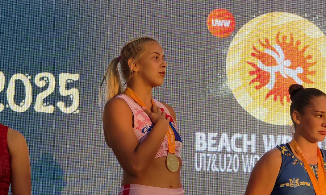 MAŠA PEROVIĆ ISPISALA ISTORIJU Osvojila zlato za Srbiju na Svetskom prvenstvu u rvanju na pesku (FOTO/VIDEO)