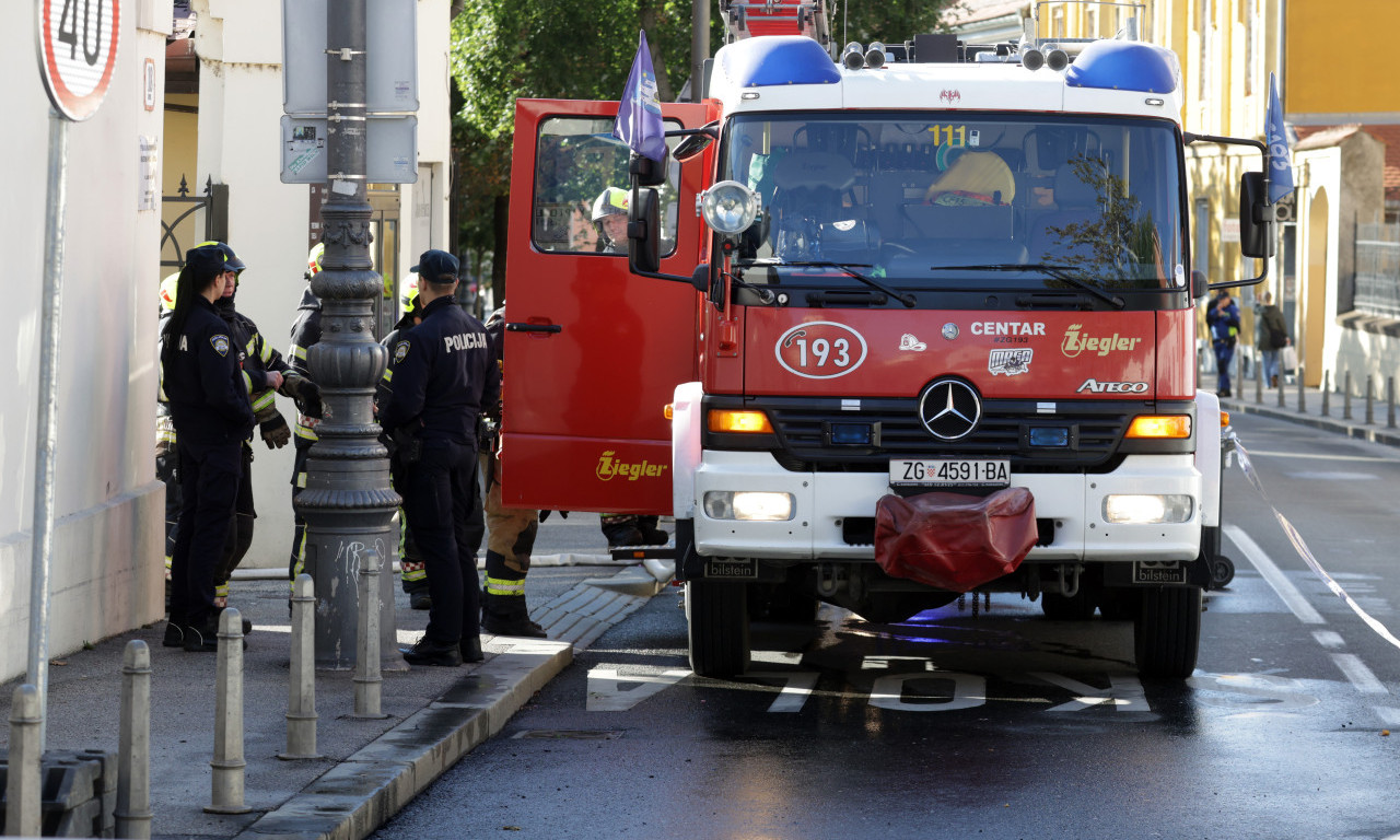 SIRENE ODZVANJAJU U CENTRU ZAGREBA! Pogledajte ovu dramu (VIDEO)