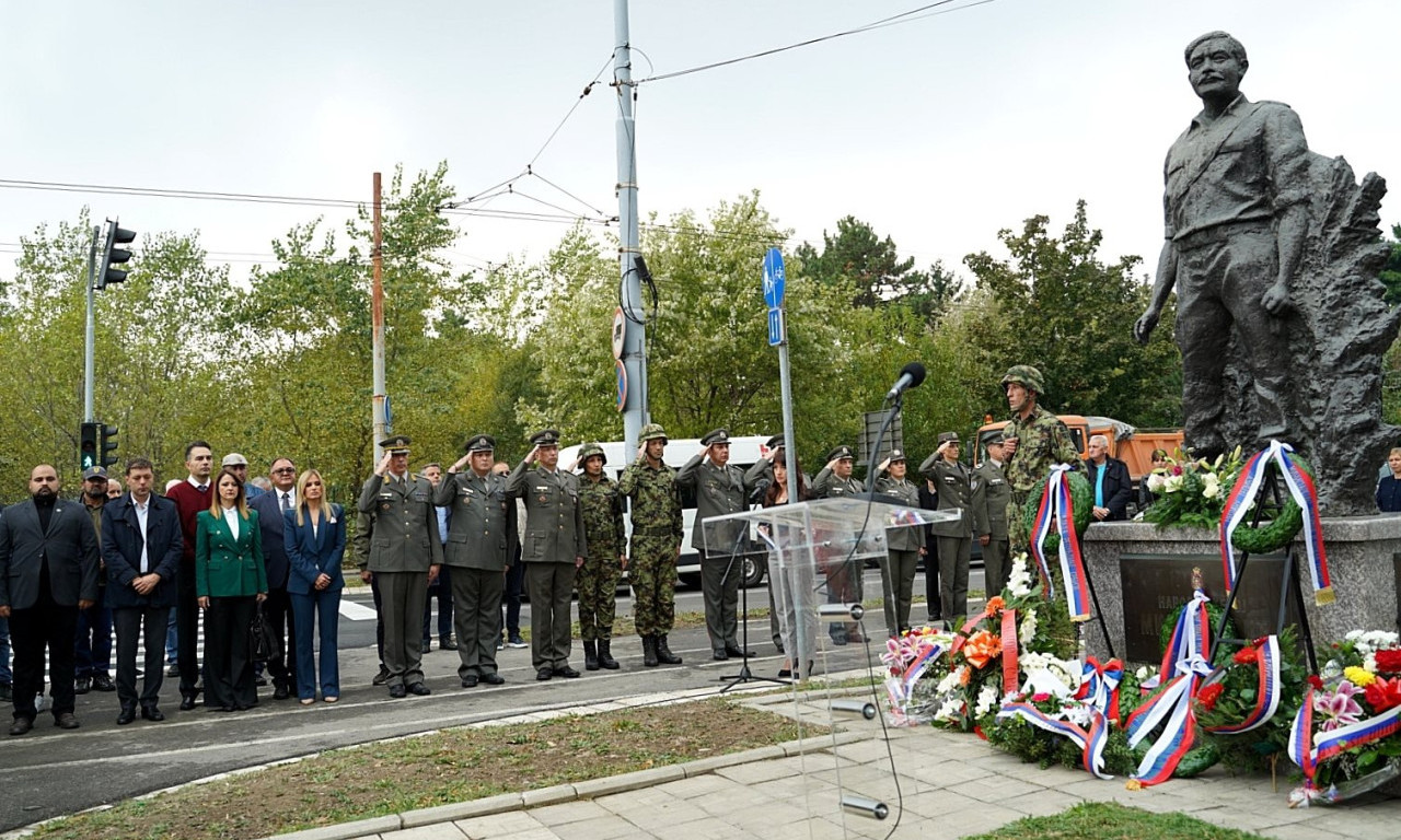 VENAC MAJORU I HEROJU Obeležena godišnjica smrti Milana Tepića u Beogradu (FOTO)