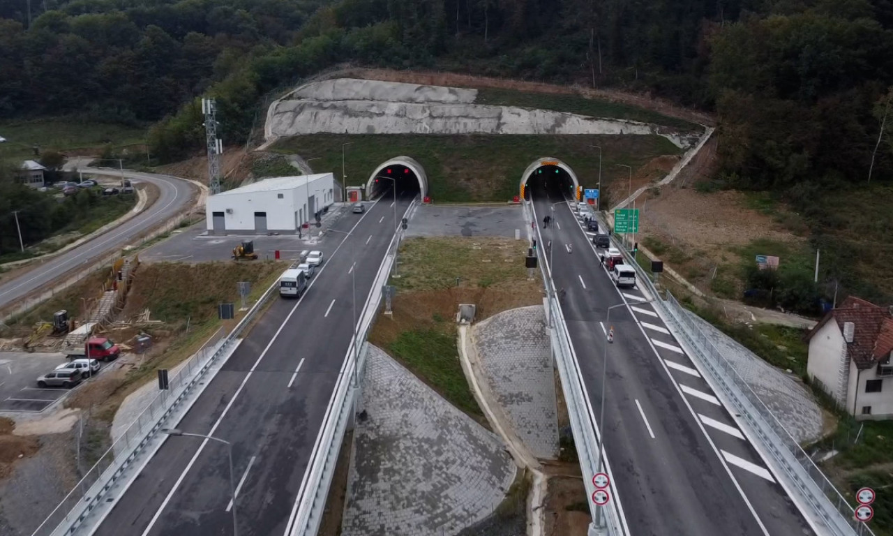 VOZAČI, OVO MORATE DA ZNATE Velika promena na auto-putu Miloš Veliki, ovi tuneli su zatvoreni! (FOTO)