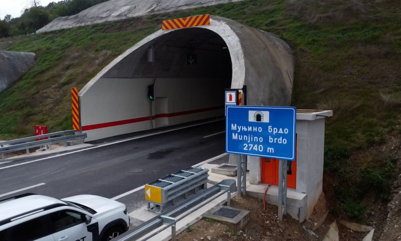 VOZAČI, PAŽNJA! Ovaj tunel se zatvara na dva dana: Saobraćaj se prebacuje u jednu cev, počinju radovi