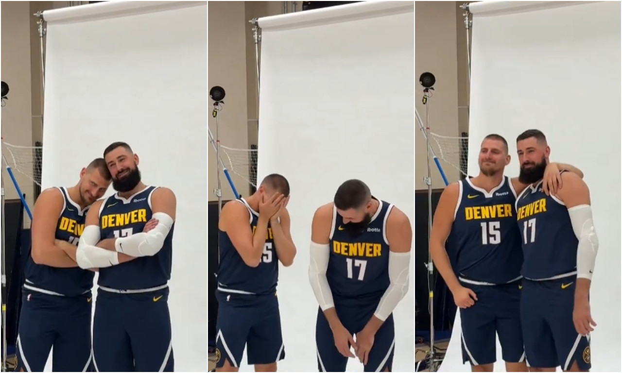 NAPRAVILI ŠOU NA PREDSTAVLJANJU Jokić sa Jonasom - pali zagrljaji, poljupci i držanje za ruke