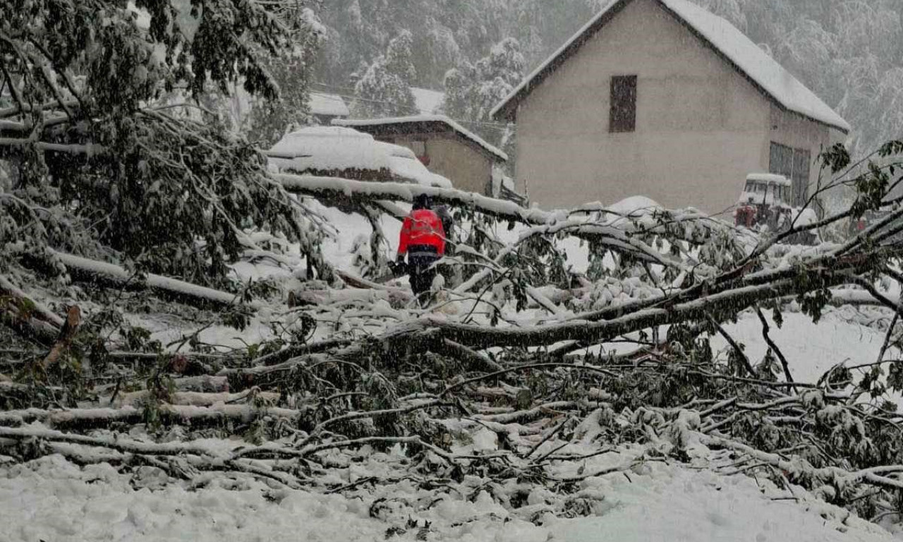 VIŠE OD 3.000 LJUDI OSTALO BEZ STRUJE U LUČANIMA Sneg napravio problem, sve ekipe su na terenu (FOTO)