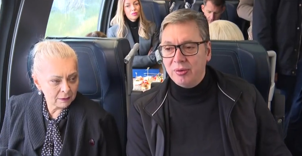 VUČIĆ U VOZU ZA SUBOTICU Predsednik otvara poslednju deonicu brze pruge
