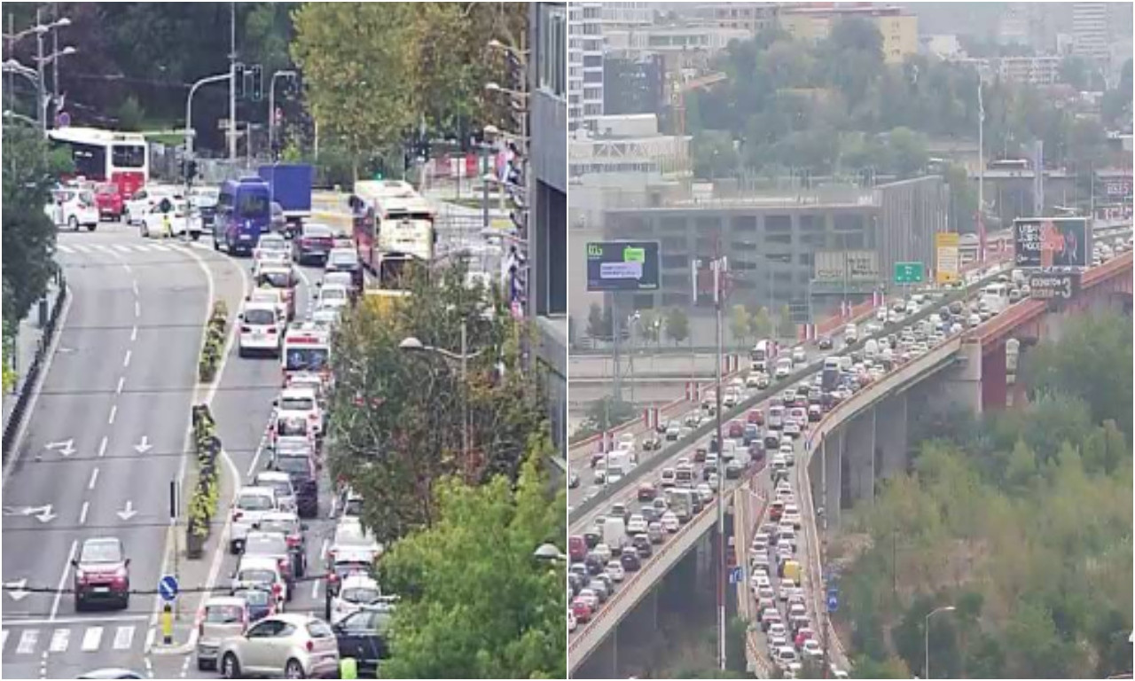 GAZELA STOJI, SUDAR U SURČINU NAPRAVIO ČEP! Evo gde su najveće gužve u Beogradu, saobraćaj mili na ovim deonicama