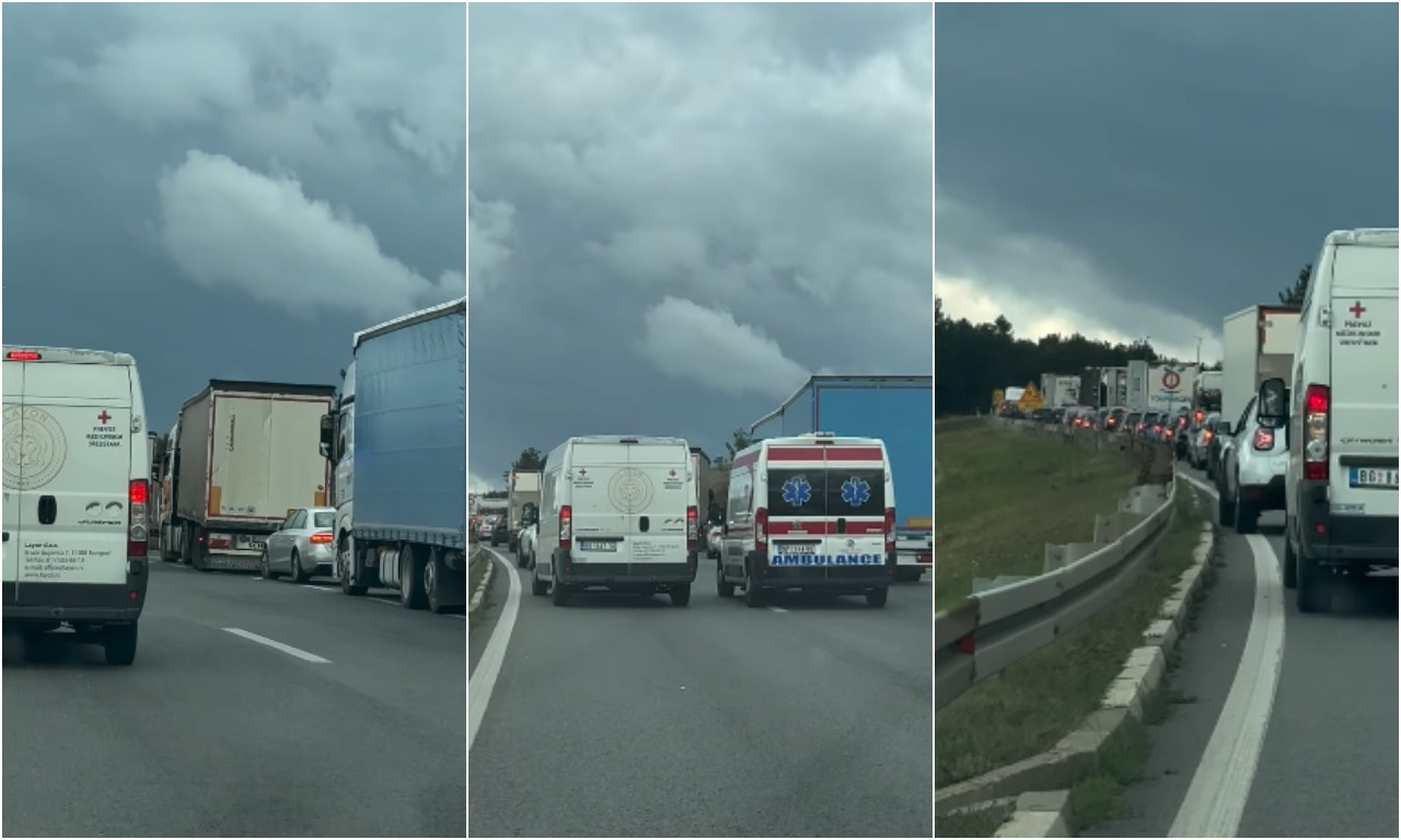 KOLAPS KOD NAPLATNE RAMPE VRČIN Kilometri vozila, neviđeni zastoj - vozači očajni, sve stoji (VIDEO)