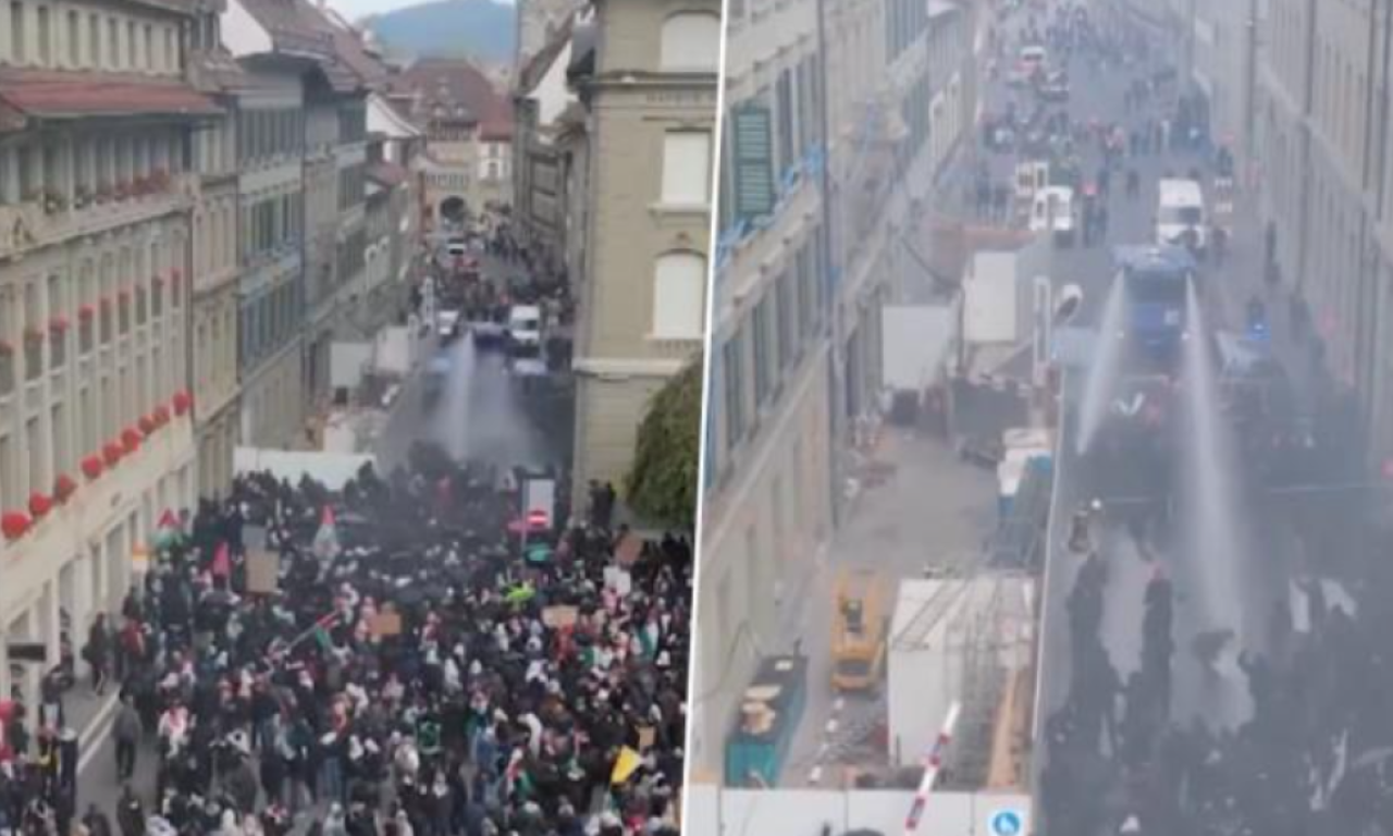 VELIKI BROJ POVREĐENIH Na protestu u Švajcarskoj policija koristila vodene topove, suzavce i gumene metke (VIDEO)