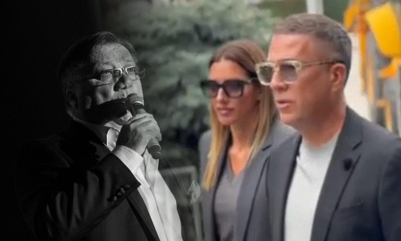 JOVANA I ŽELJKO JOKSIMOVIĆ STIGLI NA KOMEMORACIJU HALIDU BEŠLIĆU: Tišina, suze i poslednji pozdrav legendi