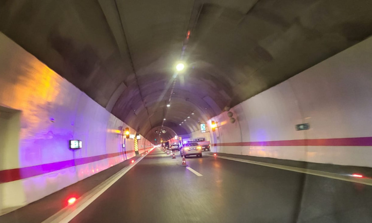 UKOLIKO SUTRA IDETE AUTO PUTEM "MILOŠ VELIKI" OVO MORATE DA ZNATE Planirana obustava saobraćaja u tunelima Šarani i Trbušani