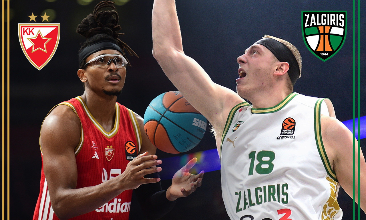 ZVEZDA IMA OBRADOVIĆA I PUNU ARENU, ALI NEMA 7 IGRAČA Može li da sruši Žalgiris - evo kad i gde možete da gledate meč
