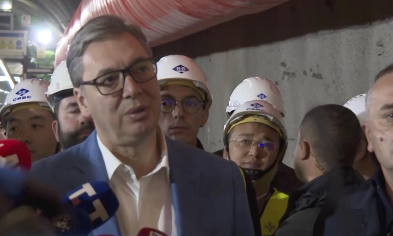 VUČIĆ NA IRIŠKOM VENCU Danas probijanje desne cevi tunela, velika stvar za Zapadnu Srbiju (VIDEO)