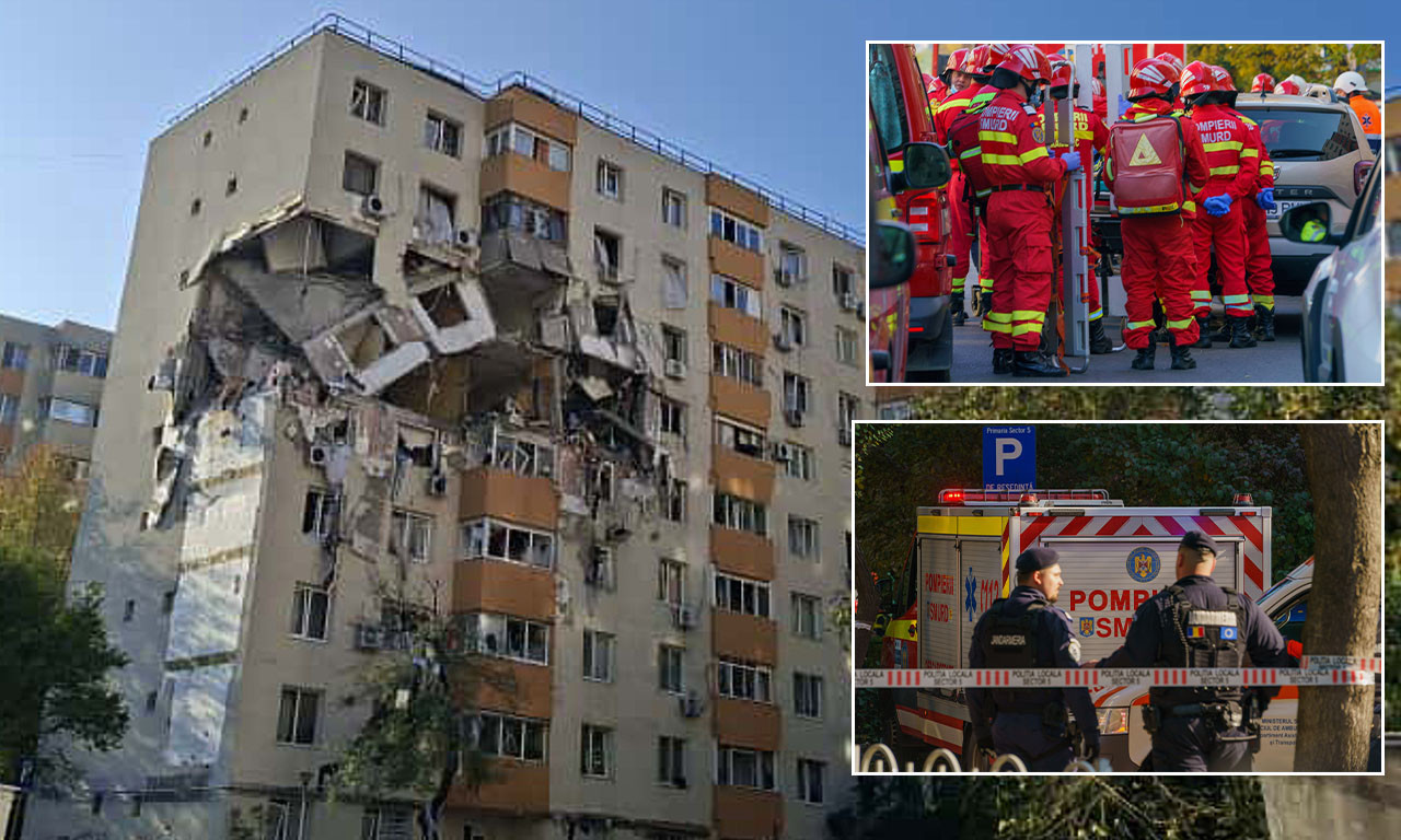 EKSPLOZIJA U BUKUREŠTU KOD ŠKOLE Ima mrtvih, dva sprata zgrade potpuno uništena (FOTO/VIDEO)
