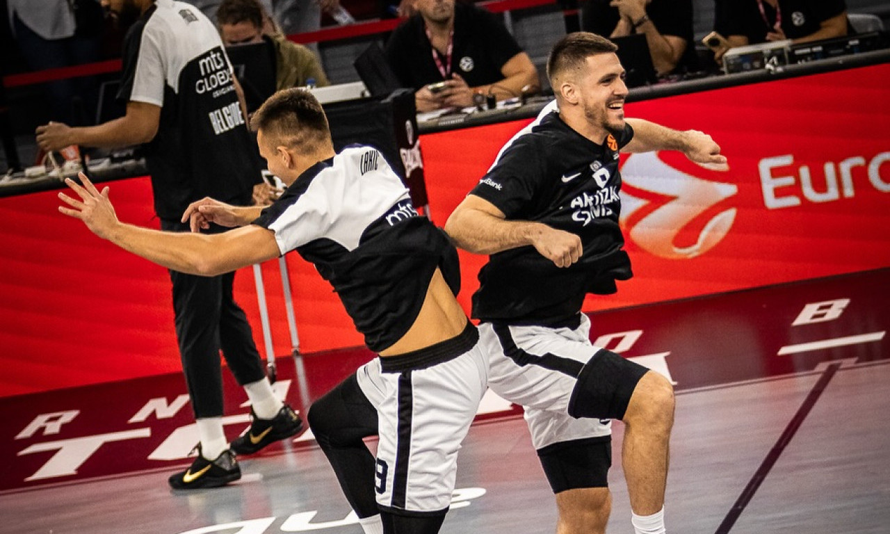 PARTIZAN TRIJUMFALNO U GOSTIMA Crno-beli nadahnutom igrom u 5. kolu Evrolige savladali Baskoniju