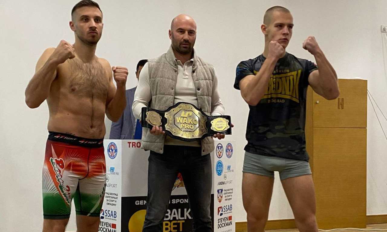 KIK-BOKS TURNIR "TROFEJ BEOGRADA" U DVORANI "PINKI" Tri borbe za profesionalne titule i čak 320 takmičara