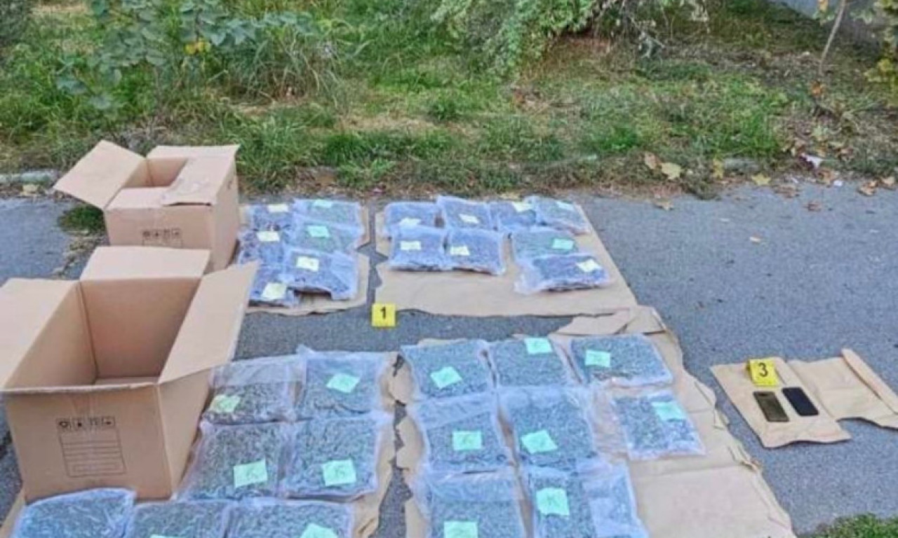 UHAPŠEN DILER, NAPAO POLICAJCA PRILIKOM PRIVOĐENJA Zaplenjeno 15 kilograma marihuane u fijatu (FOTO)