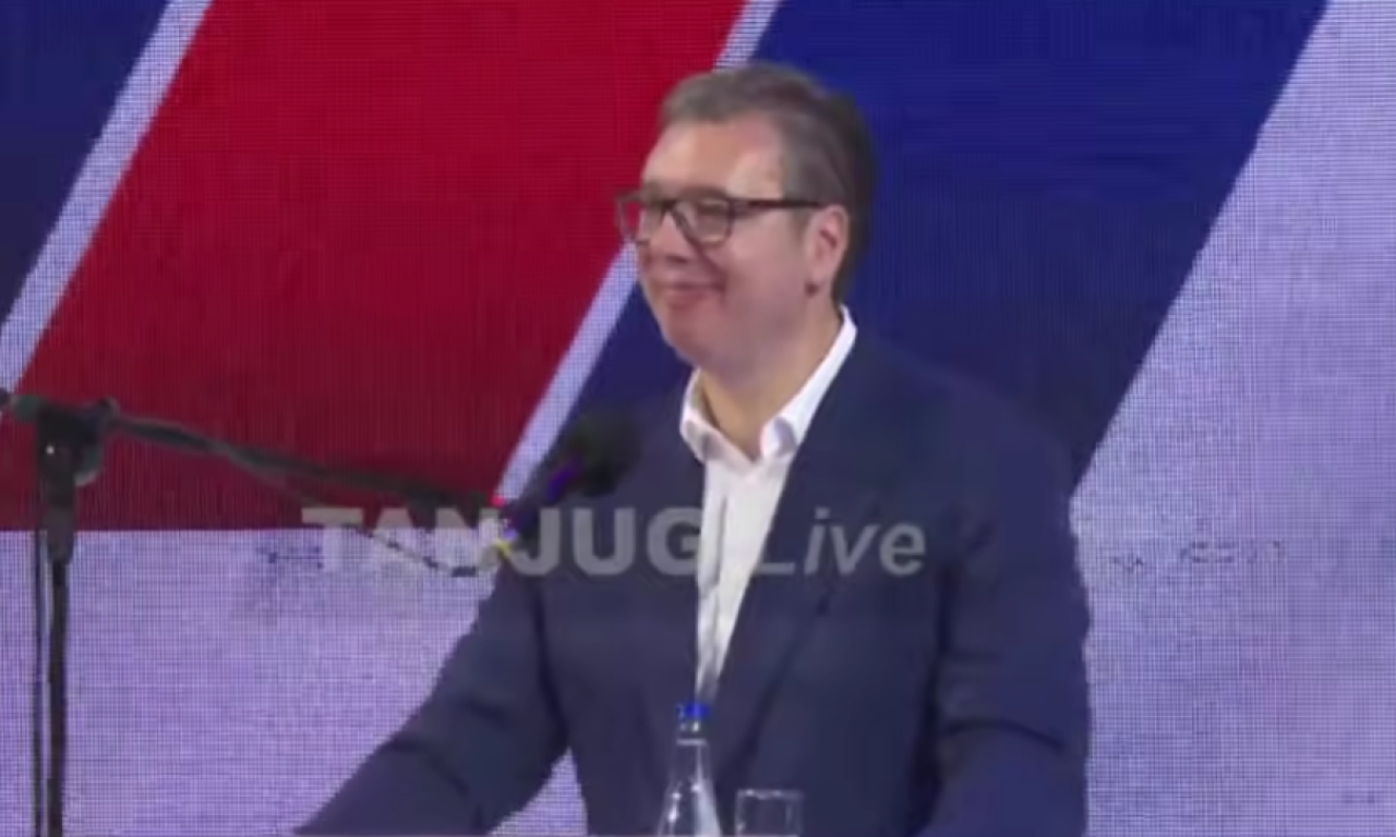VUČIĆ SE OBRAĆA NA OBELEŽAVANJU GODIŠNJICE SNS: "Hvala na veličanstvenom dočeku" (VIDEO)