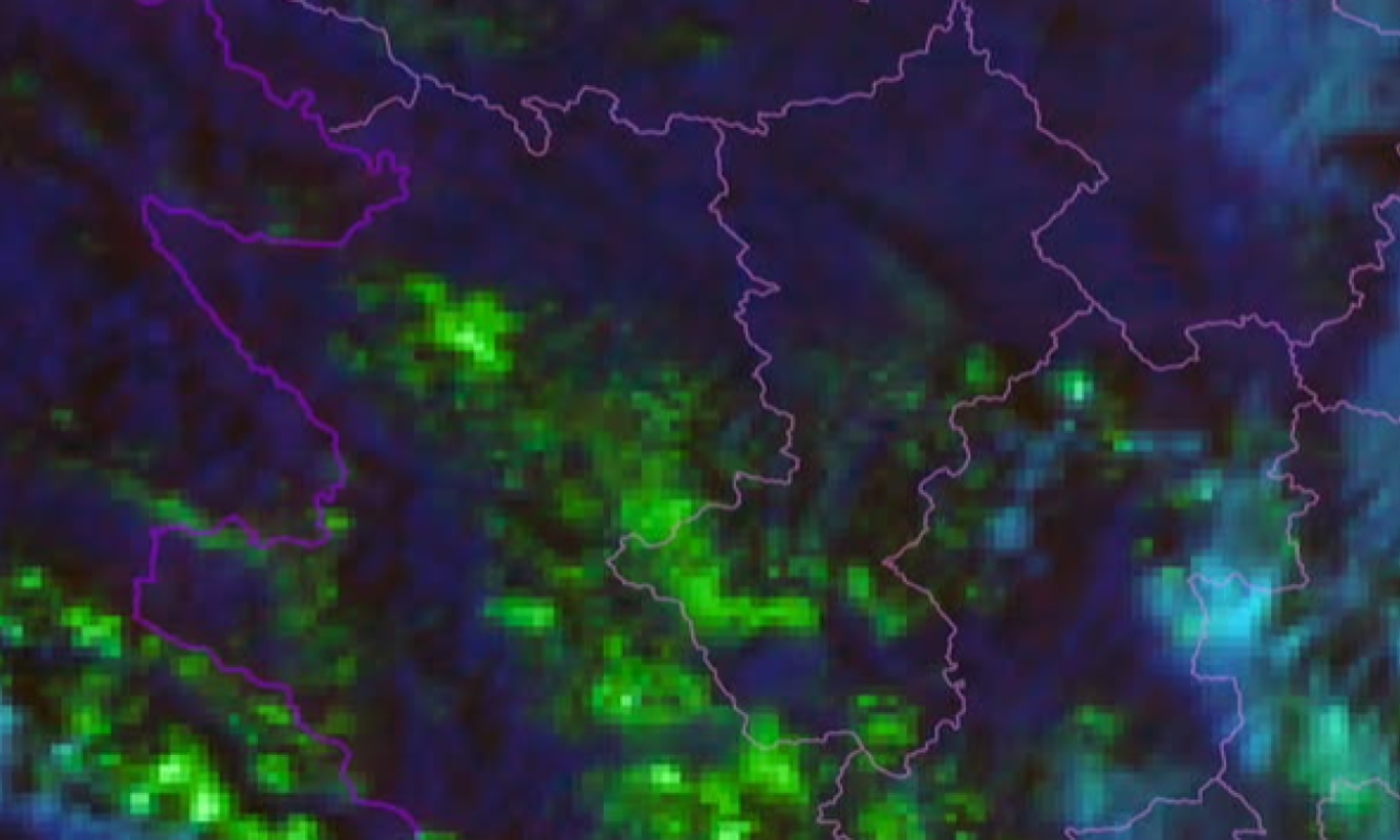 ISTORIJSKI SATELITSKI SNIMAK SRBIJE Neuobičajena pojava za ovo doba godine nas ponovo očekuje - evo i kada (FOTO)