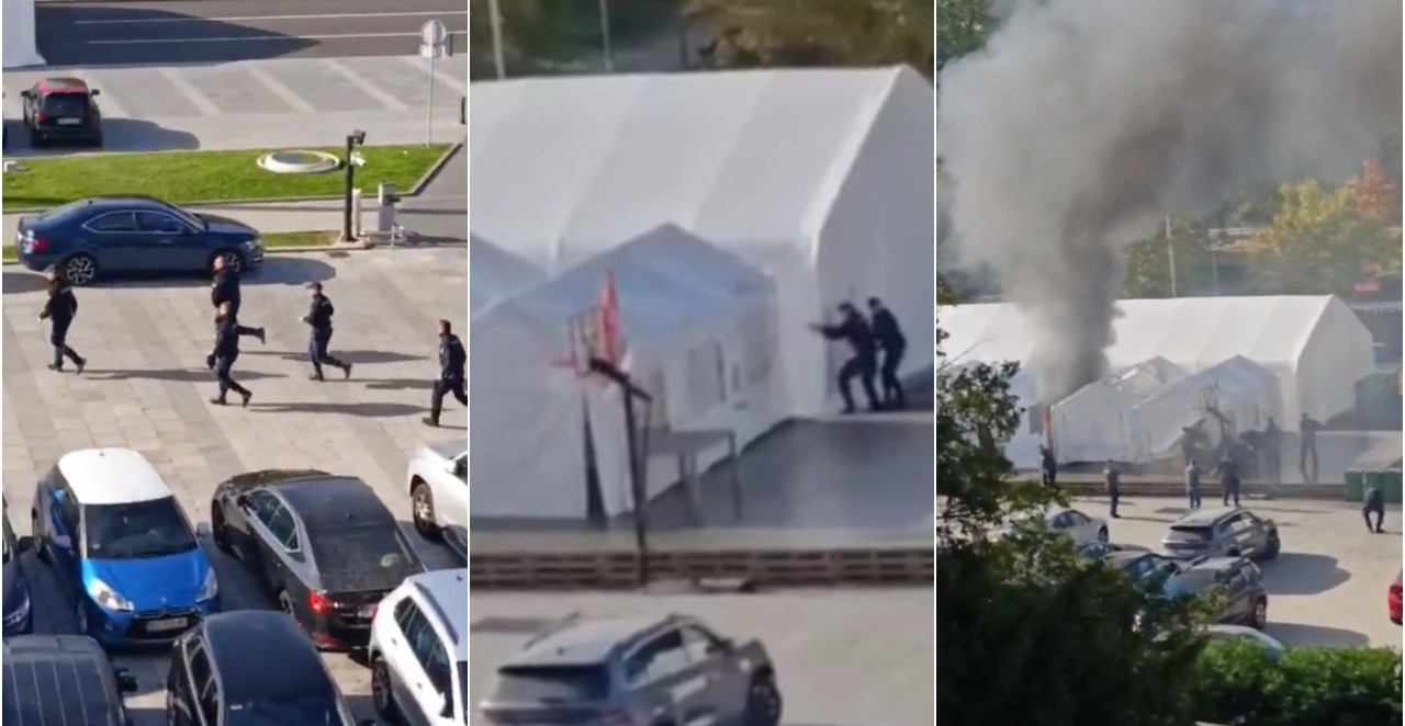 POGLEDAJTE PUCNJAVU U ĆACILENDU Evo šta je prethodilo požaru (VIDEO)