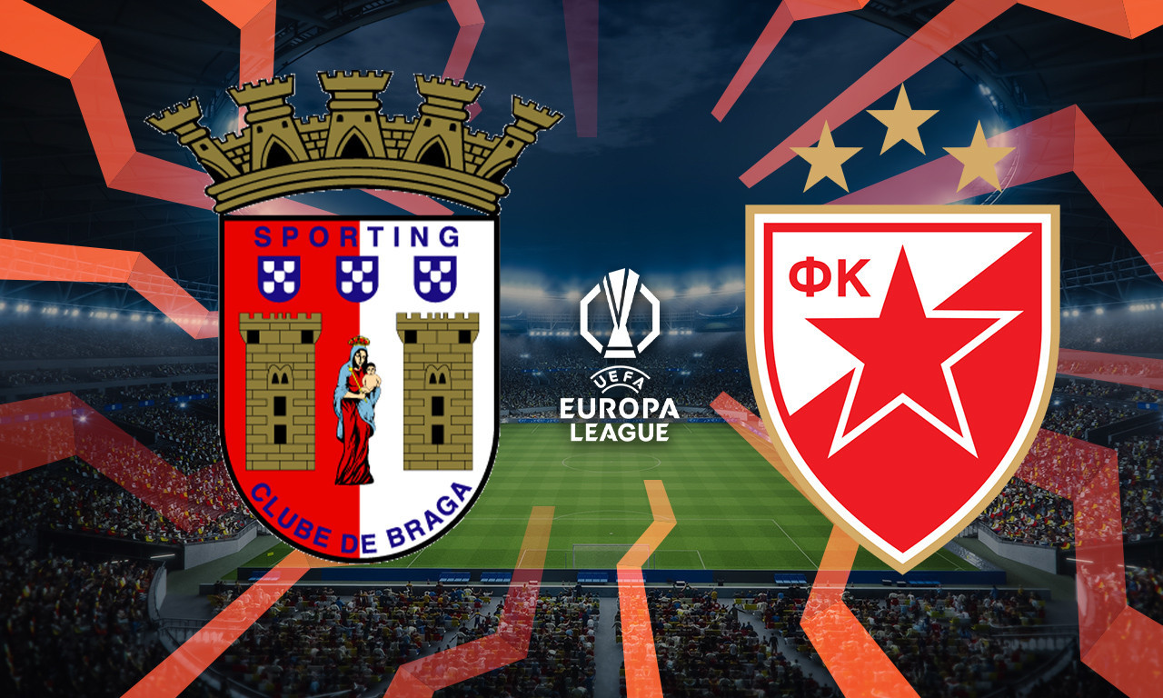 CRVENO-BELI U PORTUGALU TRAŽE PRVU POBEDU U LIGI EVROPE: Evo kad i gde možete gledati prenos meča Braga - Zvezda