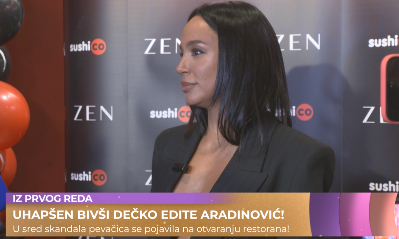 "SPORTISTI NISU MOJ TIP" Bivši dečko joj uhapšen, a evo kakve Edita muškarce voli (VIDEO)